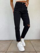 Jeansy MOM FIT PREMIUM – czarne Jeansy MOM FIT PREMIUM – czarne