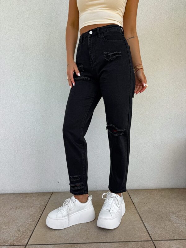 Jeansy MOM FIT PREMIUM – czarne Jeansy MOM FIT PREMIUM – czarne
