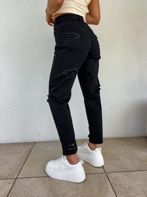Jeansy MOM FIT PREMIUM – czarne Jeansy MOM FIT PREMIUM – czarne