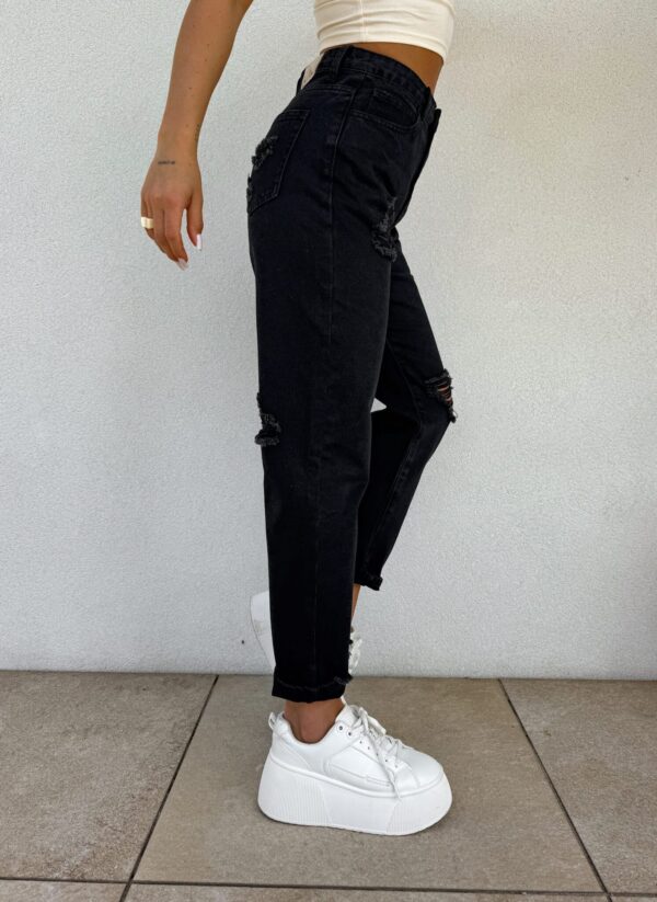 Jeansy MOM FIT PREMIUM – czarne Jeansy MOM FIT PREMIUM – czarne