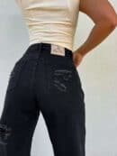 Jeansy MOM FIT PREMIUM – czarne Jeansy MOM FIT PREMIUM – czarne