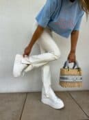 Jeansy DESIGN – ecru Jeansy DESIGN – ecru