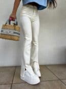 Jeansy DESIGN – ecru Jeansy DESIGN – ecru