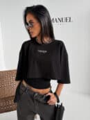 Tshirt PEROLA czarny Tshirt PEROLA czarny
