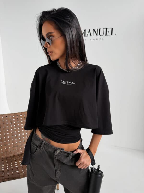 Tshirt PEROLA czarny Tshirt PEROLA czarny