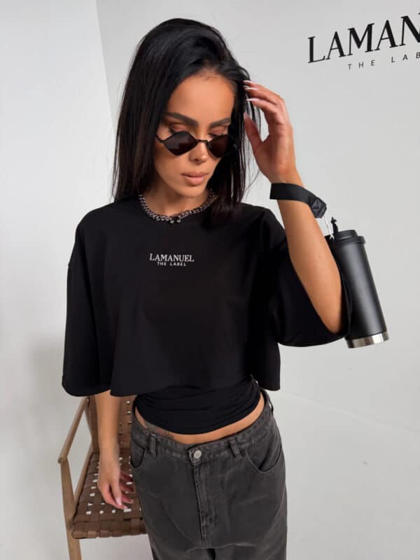Tshirt PEROLA czarny Tshirt PEROLA czarny
