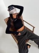 Top ARISA czarny Top ARISA czarny